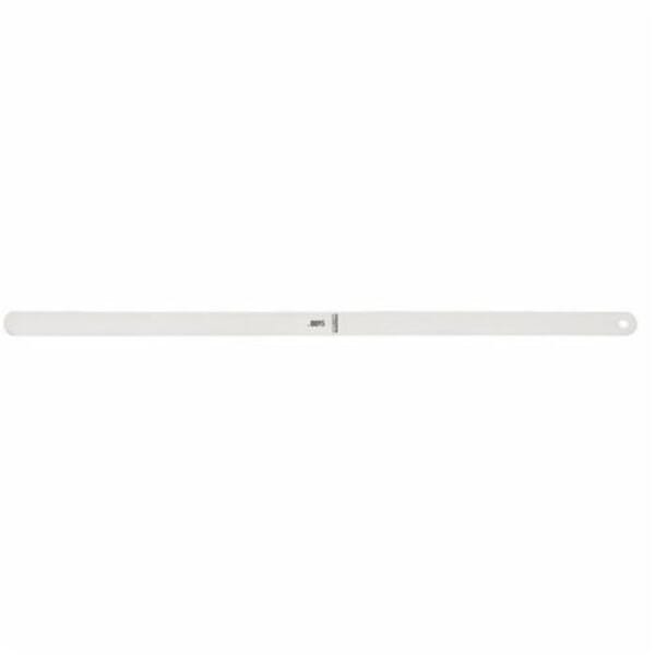Starrett 667-1 1/2 Rounded End Leave Thickness Gage, 12 in L x 1/2 in W x 0.0015 in THK, Tempered Steel