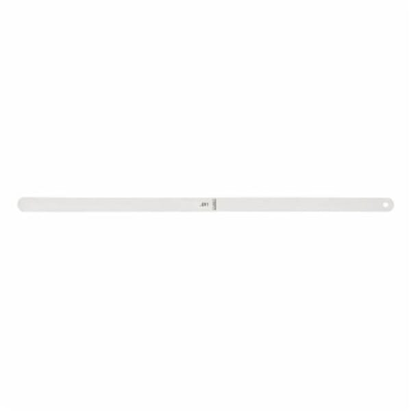 Starrett 667-11 Rounded End Leave Thickness Gage, 12 in L x 1/2 in W x 0.011 in THK, Tempered Steel