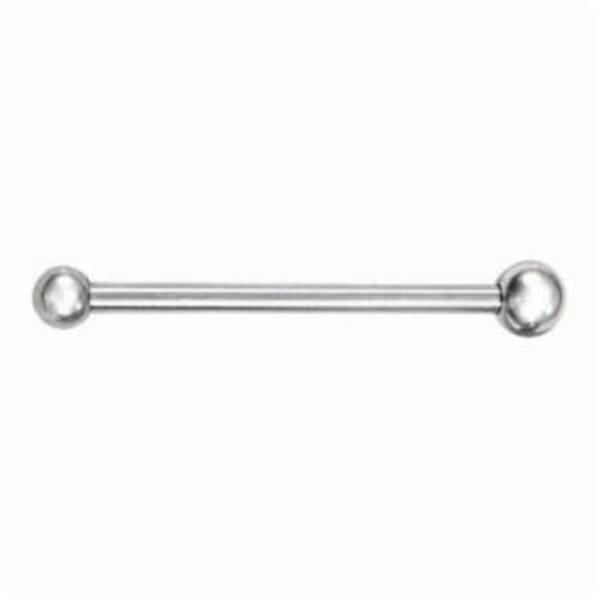 Starrett 828B Ball Contact, 1/4 in Dia Ball, For Use With S828 Wiggler/Center Finder, Steel
