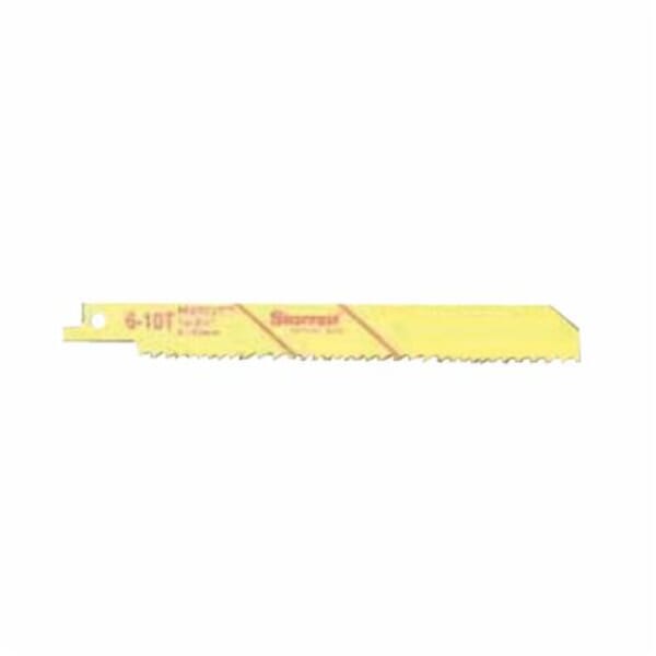 Starrett B41014-5 General Purpose Reciprocating Saw Blade, 4 in L, 10 to 14, Bi-Metal Body, Universal/Toothed Edge Tang