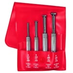 Starrett S831EZ Half Ball Small Hole Gage Set, 1/8 to 1/2 in Measuring, 2-13/16 to 3-1/2 in L
