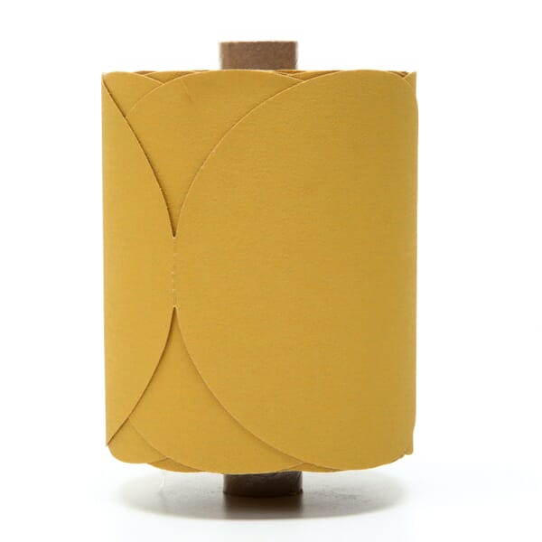 Stikit 7010359436 Roll Disc, 5 in Dia Disc, P120 Grit, Coarse Grade, Aluminum Oxide Abrasive, Paper Backing