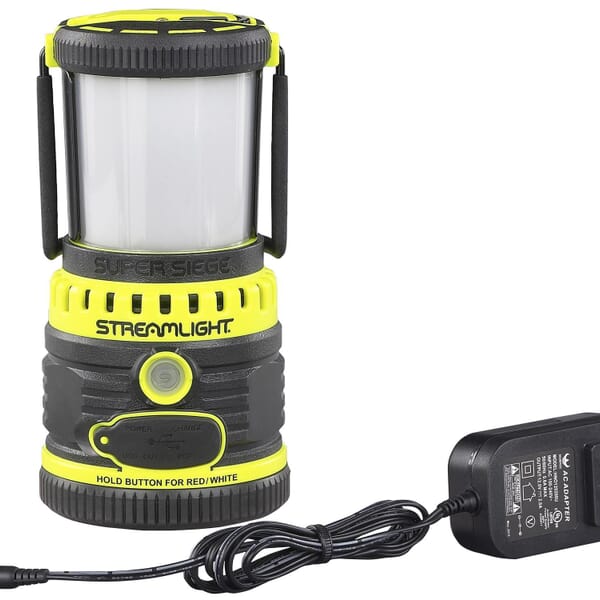 Streamlight 44945 Super Siege Corrosion-Resistant High Lumen Rechargeable Lantern, C4 LED Bulb, Thermoplastic Housing, 1100 Lumens, 6 Bulbs