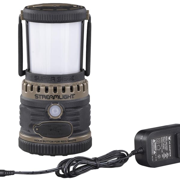 Streamlight 44947 Super Siege Corrosion-Resistant High Lumen Rechargeable Lantern, C4 LED Bulb, Thermoplastic Housing, 1100 Lumens, 6 Bulbs