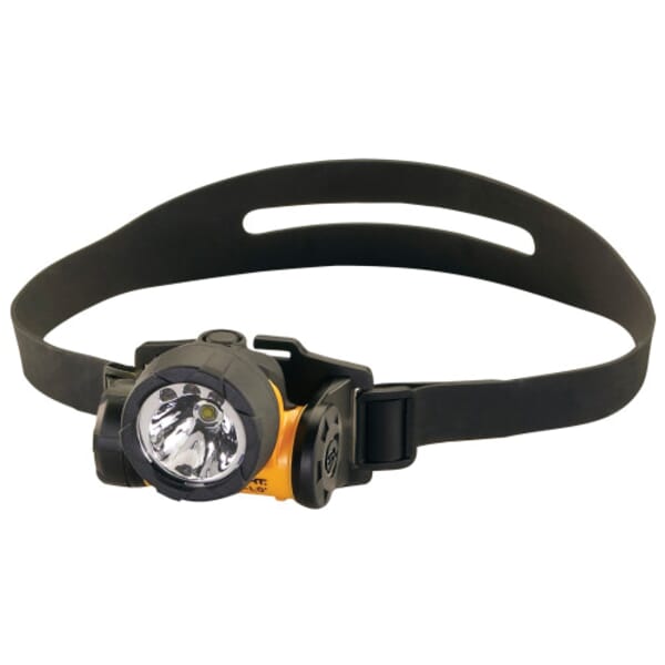 Streamlight 61025 HAZ-LO Trident Intrinsically Safe Non-Rechargeable Headlamp With Elastic Head Strap and Hard Hats Strap, C4 LED Bulb, ABS Housing, 85 Lumens (High), 30 Lumens (Low) Lumens, 3 Bulbs