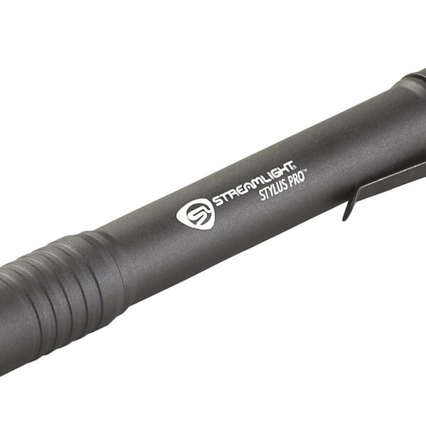 Streamlight 66118 Stylus Pro Industrial Non-Rechargeable Penlight, LED Bulb, Aluminum Housing, 100 Lumens