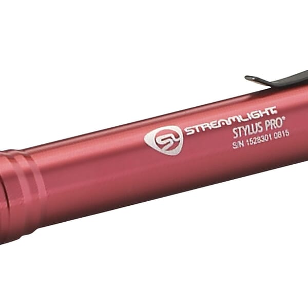 Streamlight 66120 Stylus Pro Industrial Non-Rechargeable Penlight, LED Bulb, Aluminum Housing, 100 Lumens