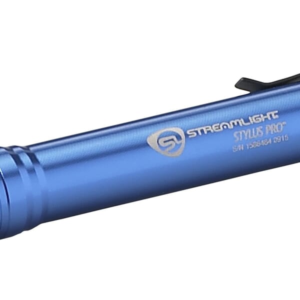 Streamlight 66122 Stylus Pro Industrial Non-Rechargeable Penlight, LED Bulb, Aluminum Housing, 100 Lumens