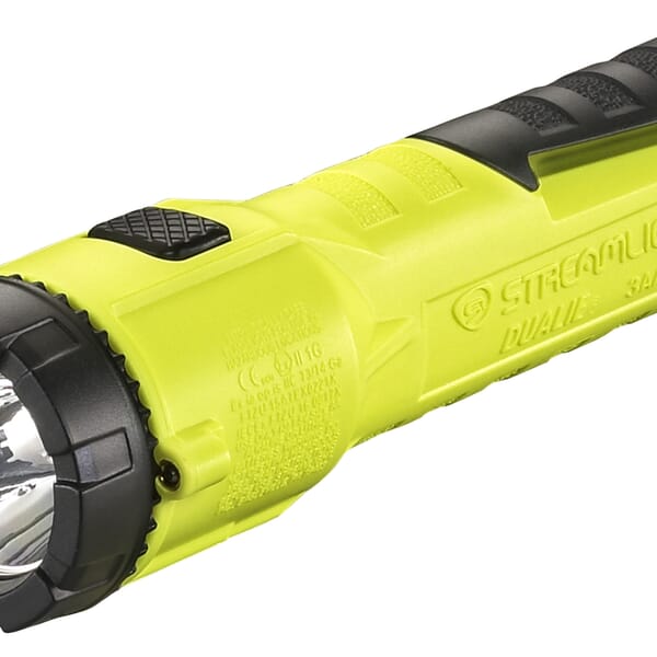 Streamlight 68750 3AA ProPolymer Dualie Dust-Tight Multi-Function Spot/Flood Flashlight, C4 LED Bulb, Polymer Housing, 245 Lumens, 2 Bulbs