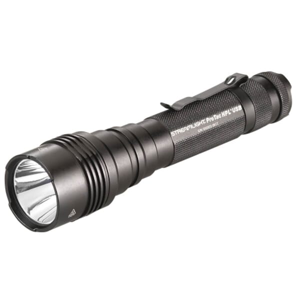 Streamlight 88077 PROTAC HPL USB Dual Fuel Long Range Super Bright Tactical Flashlight, C4 LED Bulb, Aluminum Housing, 1000 Lumens Lumens