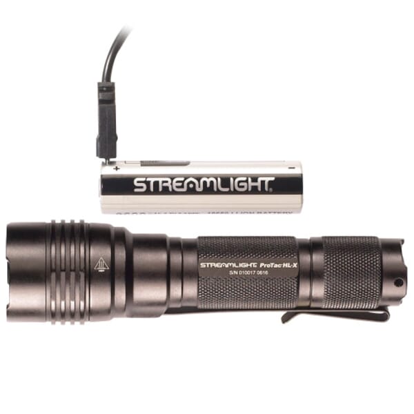 Streamlight 88085 PROTAC HL-X USB Multi-Fuel Tactical Flashlight, C4 LED Bulb, Aluminum Housing, 1000 Lumens