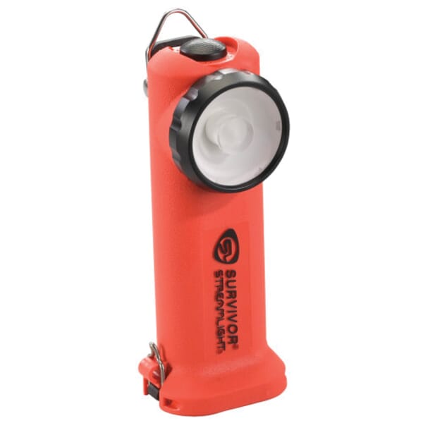 Streamlight 90500 Survivor Right Angle Safety-Rated Flashlight, C4 LED Bulb, Nylon Housing, 175 Lumens, 2 Bulbs