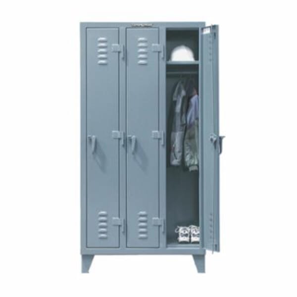 Strong Hold 36-18-1TSL Slim Line Locker, 78 in H x 38 in W x 18 in D, 1 Tiers, 2 Compartments
