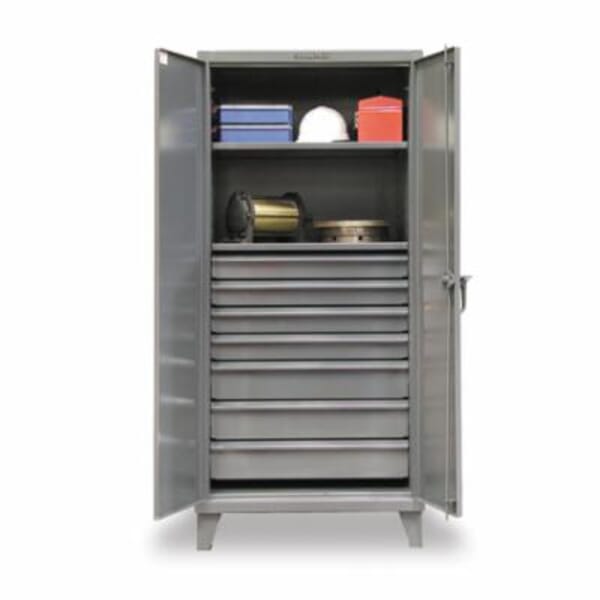 Strong Hold 36-242-7DB Storage Cabinet, 1900 lb, 78 in H x 36 in W, 7 Drawers