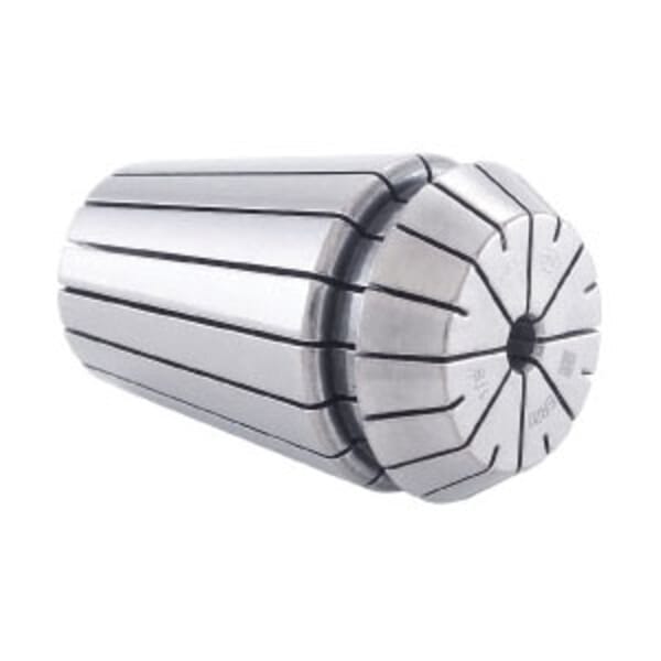 TECHNIKS 04220-1/2 Precision Single Angle Spring Collet With Coolant Through, ER20, 1.24 in OAL, 0.4606 to 0.5 in Capacity, 1.24 in L Clamping Hole, 0.83 in Dia Body, 0.83 in Dia Head