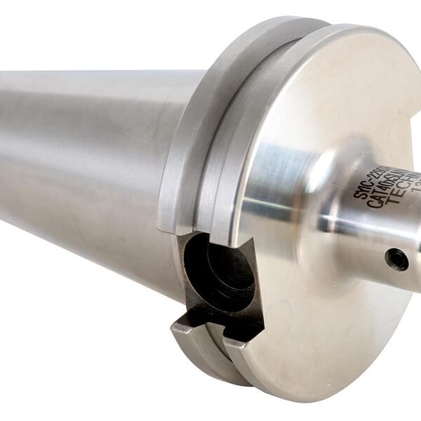 TECHNIKS 22909 Precision Regular Length Single End End Mill Holder With Coolant Through Channel, 3/16 in Dia Hole, Tapered Shank, CAT40 Taper, 0.69 in Dia Nose, 2-1/2 in Projection