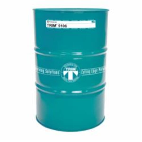 TRIM 9106-54G Synthetic Coolant, 54 gal Drum, Clear, Liquid