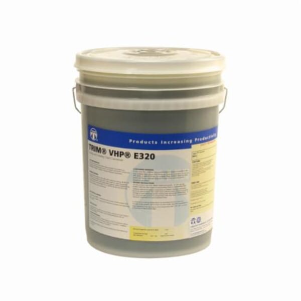 TRIM VHPE320-5G VHP E320 Heavy Duty High Lubricity Very High Pressure Emulsion, 5 gal Pail, Olive Green (Concentrate)/Milky White (Working Solution), Liquid