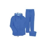 Tingley Storm-Champ S66211.SM 2-Piece Rainsuit, Mens, S, Royal Blue, Nylon/PVC, 38 in Waist, 28 in L Inseam, Attached Hood