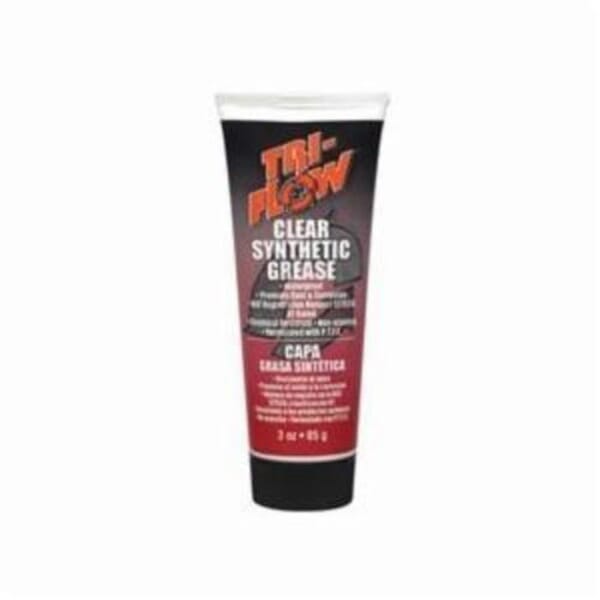 Tri-Flow TF23004 Multi-Purpose Non-Aerosol Non-Staining Grease, 3 oz Tube, Translucent White, -10 to 400 deg F