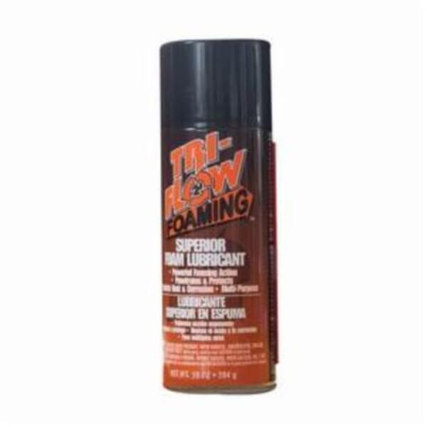 Tri-Flow TFF020015 Superior Foam Lubricant, 16 oz Aerosol Can, Liquid Form, Brown, 0.8