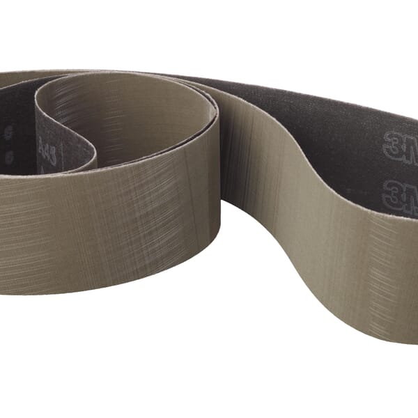 Trizact 7010365042 Fullflex Portable Scalloped Edge Cloth Belt, 3 in W Belt x 24 in L, A30 Grit, Super Fine Grade, Cloth Backing