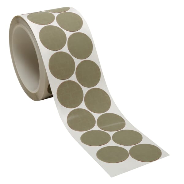 Trizact 7100115358 Roll Film Disc, 1-1/4 in Dia Disc, A3 Grit, Silicon Carbide Abrasive, Film Backing