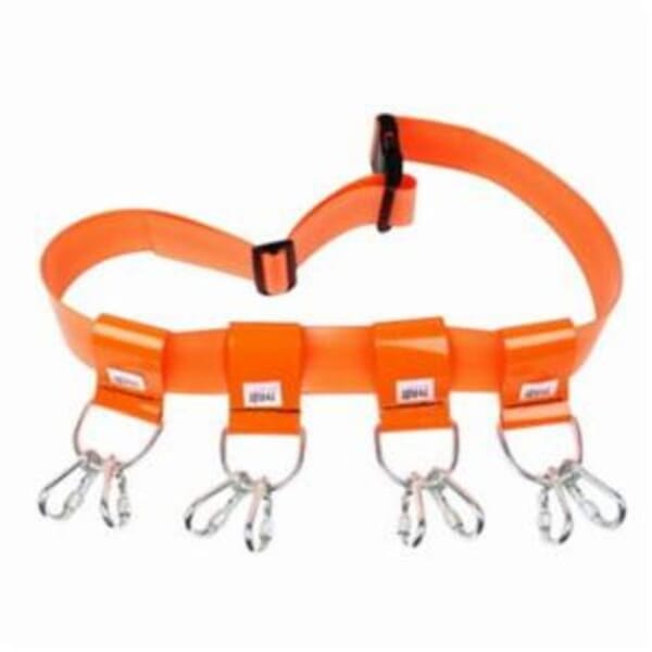 Ty-Flot T-BLTEZCBROR EZ Clean Tool Belt With (4) Adaptors, Regular, Nylon, Orange