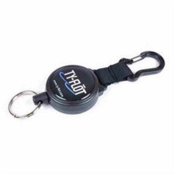 Ty-Flot T-HDRF810 Heavy Duty Retractable Tool Lanyard, 1 lb Capacity, Metal Hardware/Nylon Line