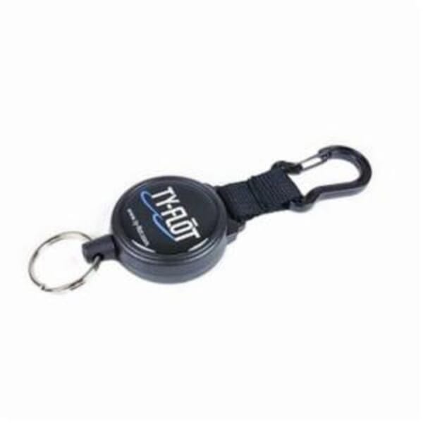 Ty-Flot T-SDRF1315 Retractable Super Duty Tool Lanyard, 1.5 lb Capacity, Metal Hardware/Nylon Line