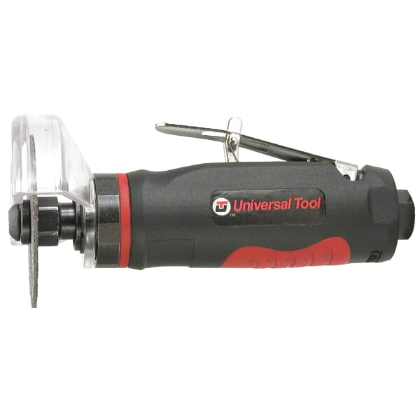 UT UT8726 Type 1 Wheel Straight Pneumatic Cut-Off Tool, 3 in Dia Wheel, 20000 rpm Speed, 4.5 cfm Air Flow, 90 psi