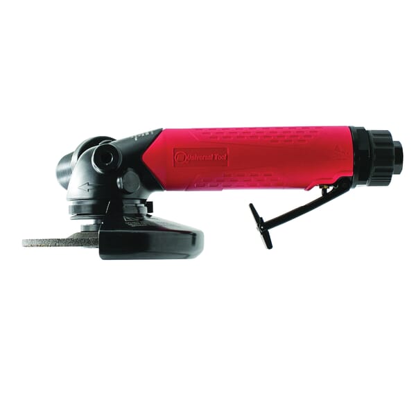 UT UT8784-5 Rapid Adjust Pneumatic Angle Grinder, 5 in Dia Wheel, 5/8-11 Arbor/Shank, 2.4 hp