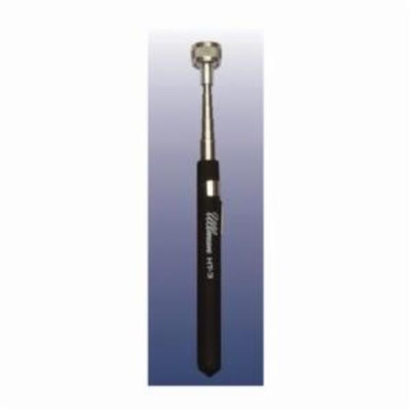 Ullman HT-3 Telescoping Magnetic Pick-Up Tool With Powercap, 8-1/4 in L, 10 lb Jaw, Neodymium Iron Boron Magnet/Stainless Steel