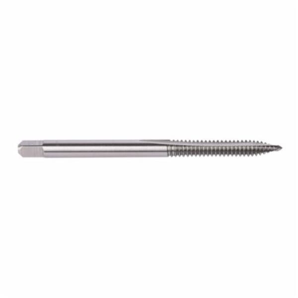 Union Butterfield 6007412 1534NR Non-Relieved Spiral Point Machine Tap, Right Hand Cutting, #10-32 Thread, H1 Thread Limit, Plug Chamfer, 2 Flutes, Bright, HSS