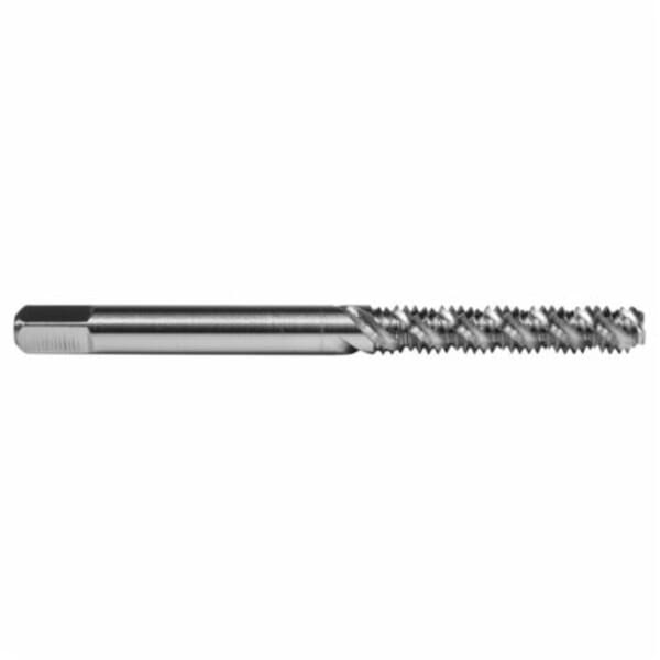 Union Butterfield 6007765 1587 Spiral Flute Tap, Right Hand Cutting, #8-32 Thread, Plug Chamfer, Right Hand Flute Direction, 3 Flutes, Bright, HSS