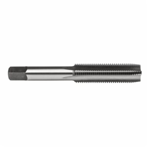 Union Butterfield 6006659 1500L General Purpose Straight Flute Hand Tap, Left Hand Cutting, 5/8-18 Thread, H3 Thread Limit, Plug Chamfer, 4 Flutes, Bright, HSS