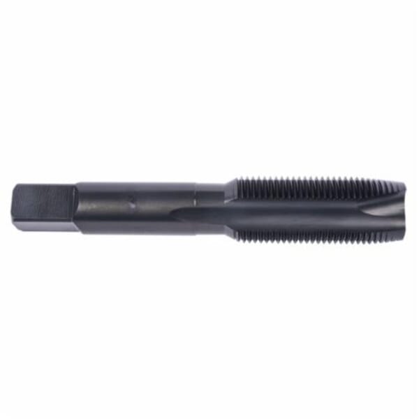 Union Butterfield 6008811 1985 High Hook Relieved Spiral Point Machine Tap, Right Hand Cutting, 5/8-11 Thread, Plug Chamfer, 3 Flutes, Steam Oxide, HSS