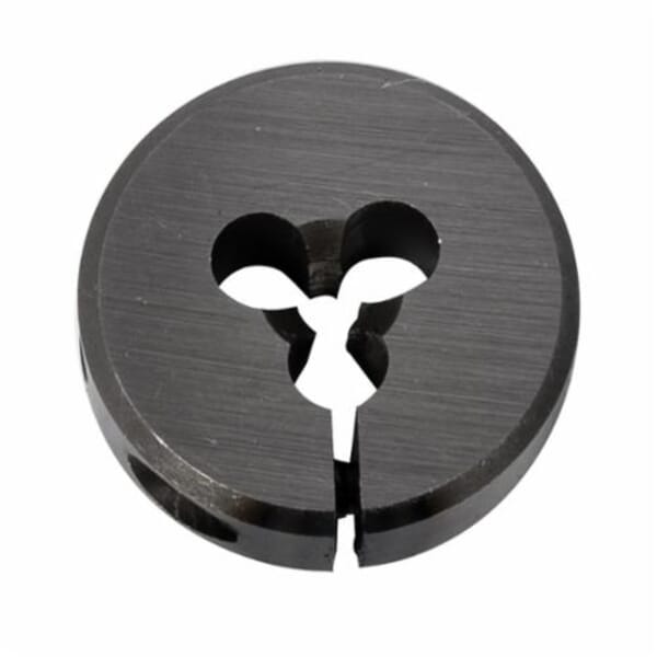 Union Butterfield 1410147 2010 Adjustable Round Split Threading Die, 1-1/4-7 UNC Thread, 1 in THK, 3 in OD Die, Chromium Steel