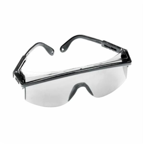 Uvex by Honeywell S1369 Astrospec 3000 Lightweight Safety Eyewear, Ultra-Dura Hard Coat, Gray Lens, Full-Frame Frame, Black, Nylon Frame, Polycarbonate Lens, ANSI Z87.1-1989, ANSI Z87.1-2003, CSA Z94.3, CA 18828, Military V0