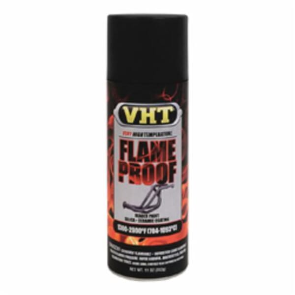 VHT ESP102000 FLAMEPROOF High Heat Coating, 11 oz Container, Liquid Form, Black, 20 to 30 min Curing