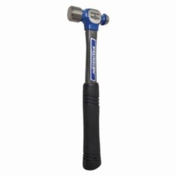 Vaughan 16110 Ball Pein Hammer, 12-1/2 in OAL, 8 oz, Fiberglass Handle