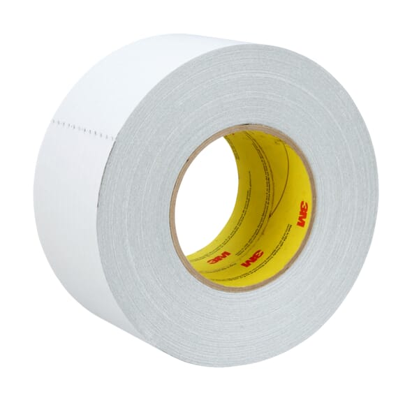 3M 7100043842 2C105 Facing Foil Tape, 50 yd L 2.83 in W, 0.16 mm THK, Acrylic Adhesive, White
