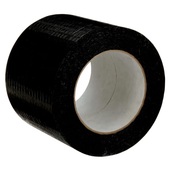 Venture Tape 7100043941 442B Tape, 54.68 yd L 3.89 in W, 7 mil THK, Acrylic Adhesive, Copolymer Plastic Film Backing, Black