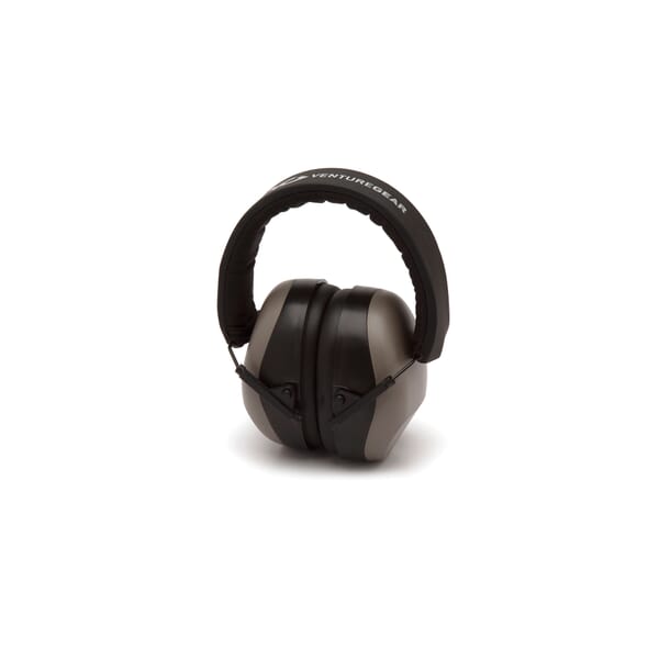 VentureGear VGPM8010C VG80 Earmuffs, 26 dB Noise Reduction, Gray, ANSI S3.19, CE EN-352:2002