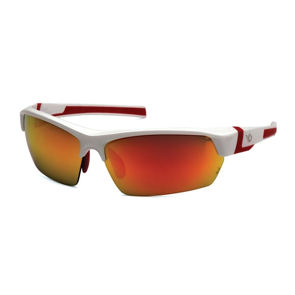 VentureGear VGSWR355T High Performance Safety Eyewear, Anti-Fog, Sky Red Mirror Lens, Half-Frame Frame, Polycarbonate Frame, ANSI Z87.1