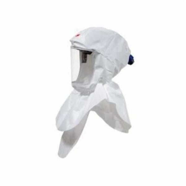 Versaflo 5113117094 S Series Hood Assembly, Standard, For Use With 3M Powered Air Purifying and Supplied Air Respirator Systems, White