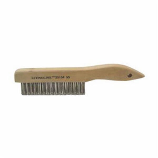 Vortec Pro 25104 Scratch Brush, 5 in Brush, 10 in L x 1 in W Block, 10 in OAL, 1 in L Stainless Steel Trim