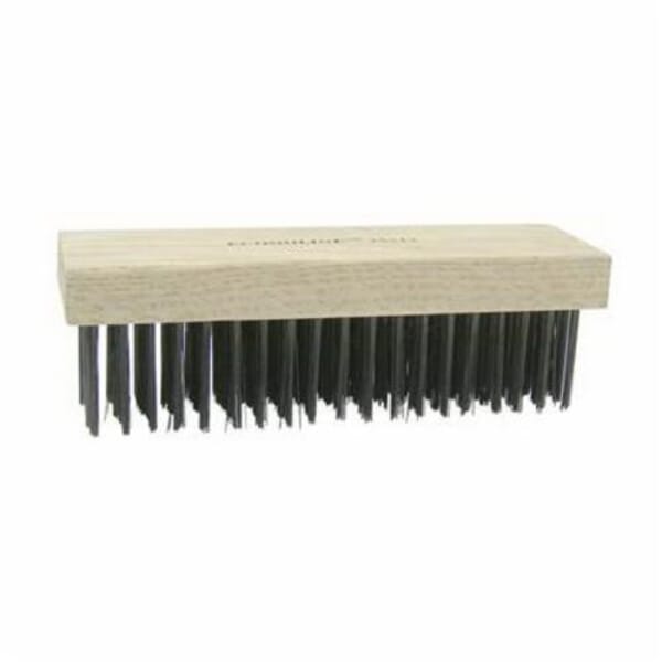 Vortec Pro 25212 Block Scratch Brush, 7 in Brush, 7-1/4 in L x 2-1/4 in W Block, 7-1/4 in OAL, 1-5/8 in L Steel Trim