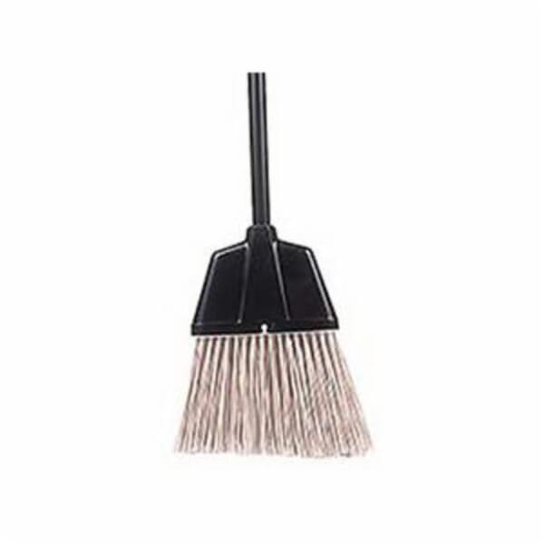 Vortec Pro 44546 Lobby Broom, 36 in OAL, 5 in L Trim, 8 in Sweep Face, Flagged Plastic Bristle