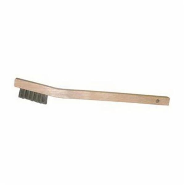 Vortec Pro 44805 Small Handle Scratch Brush, 7-1/2 in L x 1/2 in W Block, 1/2 in L Stainless Steel Trim